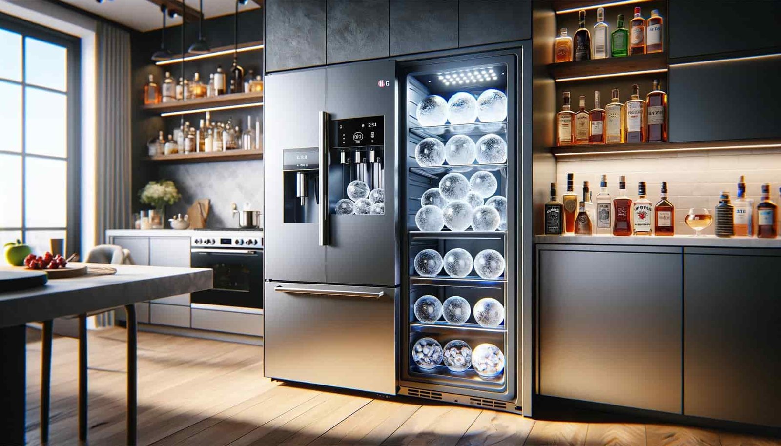 image of overview of LG Refrigerators with the Craft Ice Feature