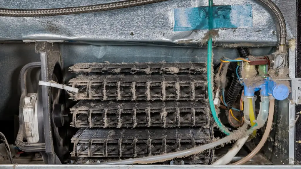 Image of Dirty or Frozen Condenser Coils