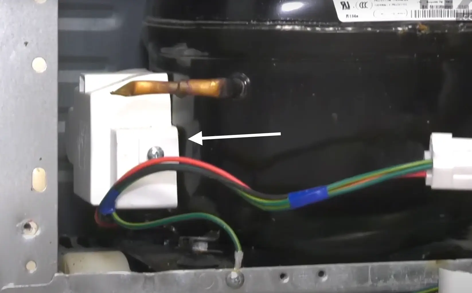 Image of faulty thermostat or thermistor