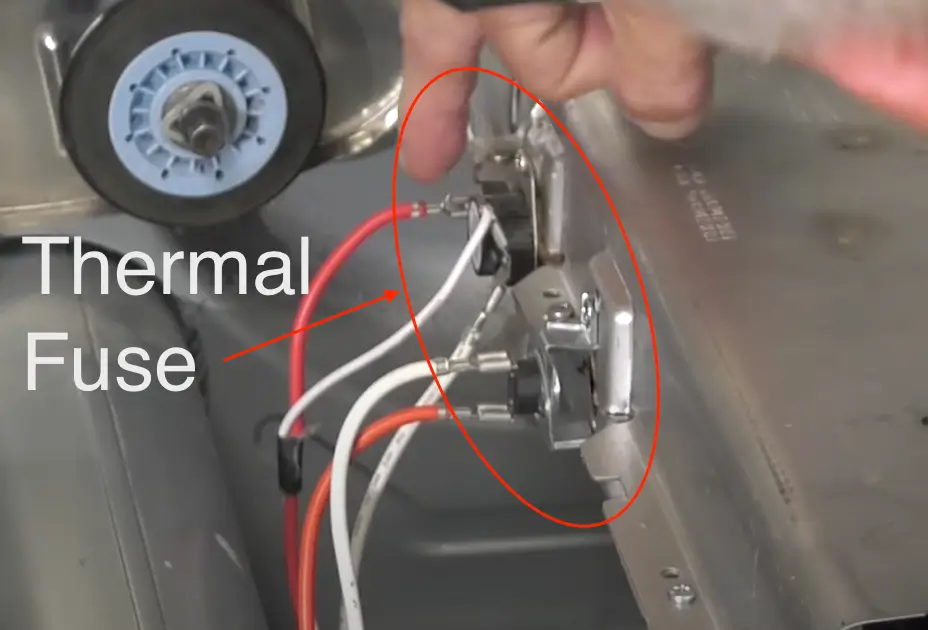 Image of Access and change the Thermal Fuse