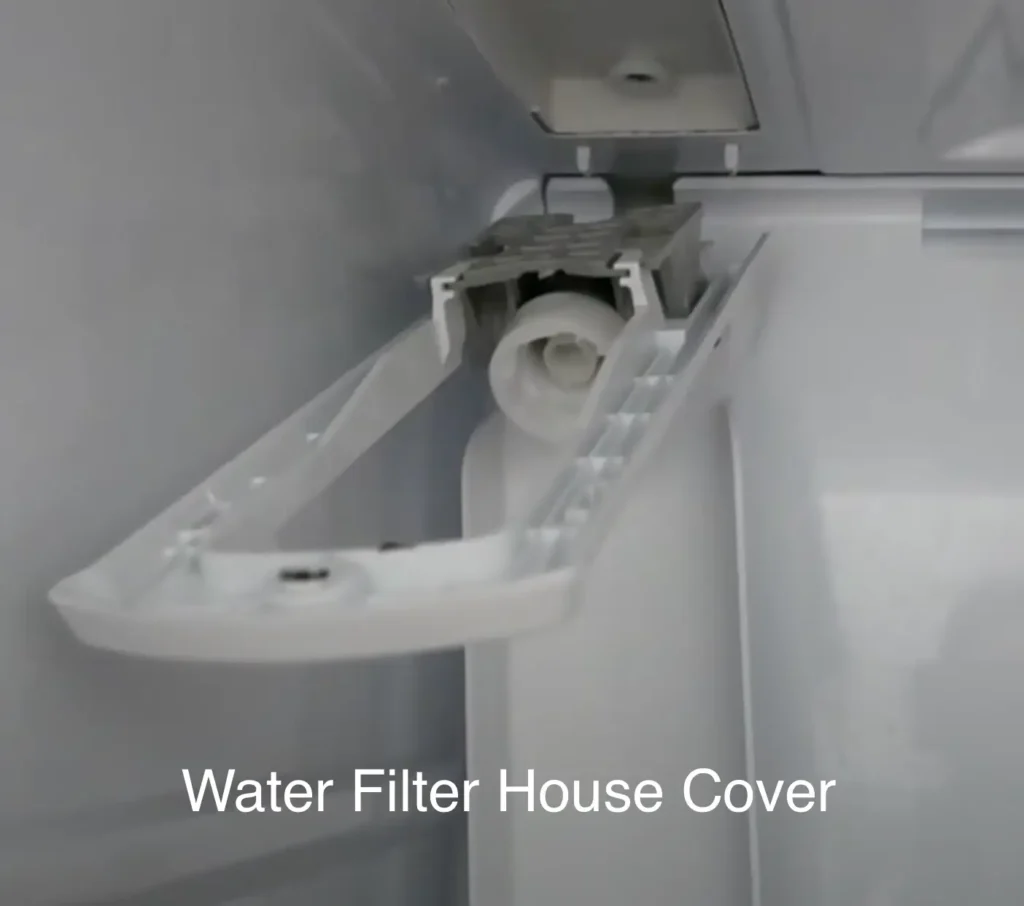 Image of filter housing in your fridge